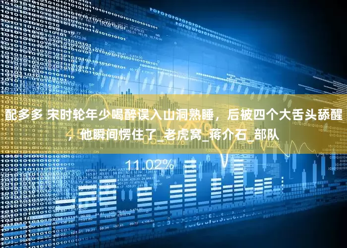 配多多 宋时轮年少喝醉误入山洞熟睡，后被四个大舌头舔醒，他瞬间愣住了_老虎窝_蒋介石_部队